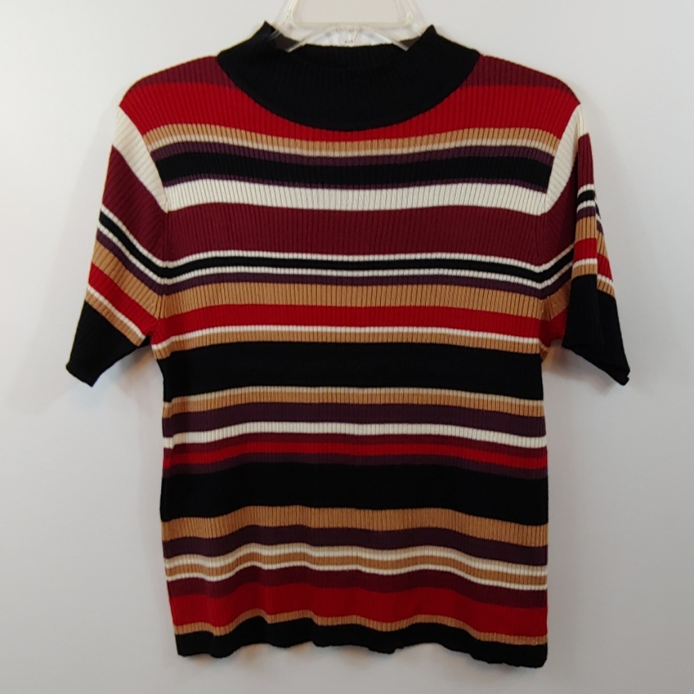 ❄❄ Sag Harbor Sweater Mock Neck Size SP